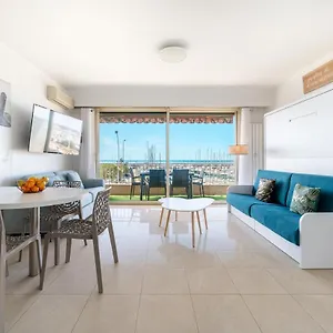 Appartement La Grande Palmeraie - Spacieux Avec Vue Mer, Terrasse, Port De Garavan